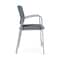 Lesro Newport Wide Hip Chair Metal Frame, Silver, RF Serene Upholstery NP1261 - alternate 3